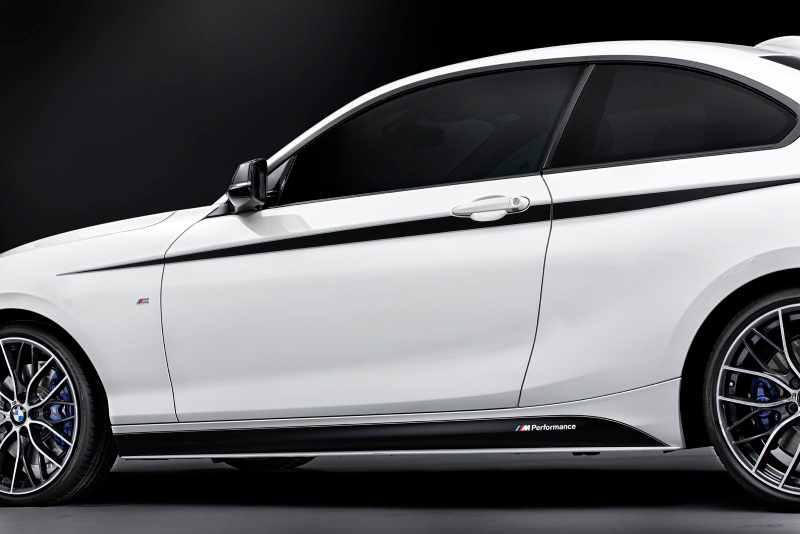 Illustration for article titled Supreme Sporty Flair In M Style: BMW M Performance Parts For The BMW 2 Series Coupé